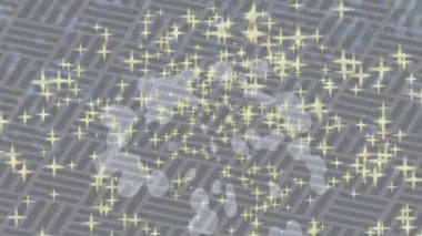 Dijital doku yüzey tasarım biçimi ile modern video animasyonu için gelişmiş hareket grafikleri