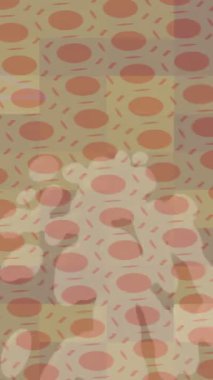 Dijital doku yüzey tasarım biçimi ile modern video animasyonu için gelişmiş hareket grafikleri