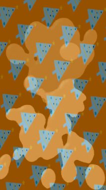 Lüks hareket projeleri için soyut tasarım stili animasyonu olan üst düzey dijital doku