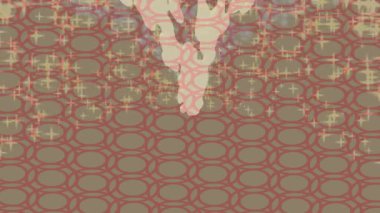 Benzersiz video giriş tasarımı projeleri için detaylı yüzey kalıbı film animasyon stili grafik girişi