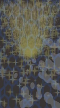 Benzersiz video giriş tasarımı projeleri için detaylı yüzey kalıbı film animasyon stili grafik girişi