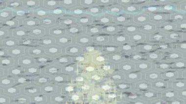 Lüks hareket projeleri için soyut tasarım stili animasyonu olan üst düzey dijital doku