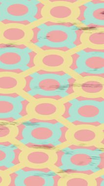 Benzersiz dijital animasyon tarzı grafikleri olan yaratıcı ortam tasarımı için yenilikçi hareket dokusu