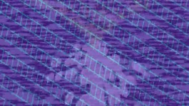 Benzersiz dijital animasyon tarzı grafikleri olan yaratıcı ortam tasarımı için yenilikçi hareket dokusu