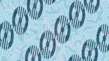 Soyut hareket desenli fütüristik video üretimi için dinamik dijital arkaplan