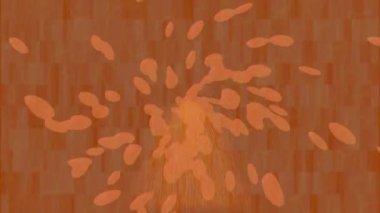 Organik desenli yüzey giriş stili video film sanatı ile soyut arkaplan tasarımı