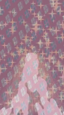 Benzersiz video giriş tasarımı projeleri için detaylı yüzey kalıbı film animasyon stili grafik girişi