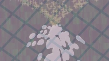 Estetik doku arkaplan tasarımı renkli hareket grafikleri ile moda film giriş profosyoneli