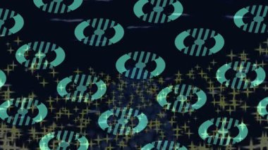 Lüks hareket projeleri için soyut tasarım stili animasyonu olan üst düzey dijital doku