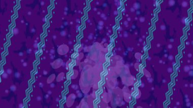 Benzersiz dijital animasyon tarzı grafikleri olan yaratıcı ortam tasarımı için yenilikçi hareket dokusu