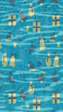 Lüks hareket projeleri için soyut tasarım stili animasyonu olan üst düzey dijital doku