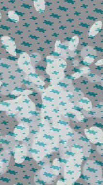 Benzersiz hareket dokusu tasarım sanatı ile profesyonel video düzenleme için modern soyut grafikler