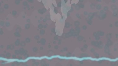 Soyut hareket desenli fütüristik video üretimi için dinamik dijital arkaplan