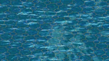 Modern medya üretimi için fütüristik dijital soyut doku sinematik tarz hareketli grafik ögesi