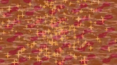 Benzersiz dijital animasyon tarzı grafikleri olan yaratıcı ortam tasarımı için yenilikçi hareket dokusu