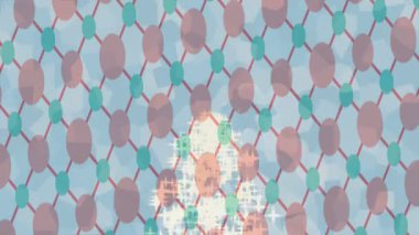 Benzersiz hareket grafikleri tasarım sanatına sahip yaratıcı film üretimi için özet bir arkaplan