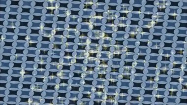 Benzersiz dijital animasyon tarzı grafikleri olan yaratıcı ortam tasarımı için yenilikçi hareket dokusu