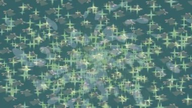 Benzersiz video giriş tasarımı projeleri için detaylı yüzey kalıbı film animasyon stili grafik girişi