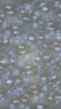 Soyut hareket desenli fütüristik video üretimi için dinamik dijital arkaplan