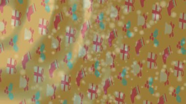 Dijital doku yüzey tasarım biçimi ile modern video animasyonu için gelişmiş hareket grafikleri