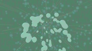 Yaratıcı video düzenleme film arkaplan tasarımı için minimalist organik hareket grafikleri