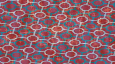 Soyut hareket desenli fütüristik video üretimi için dinamik dijital arkaplan