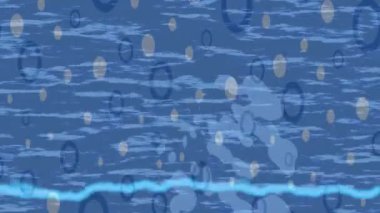 Profesyonel video projeleri sanat tarzı için organik hareketli arkaplan tasarımı