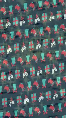 Dijital doku yüzey tasarım biçimi ile modern video animasyonu için gelişmiş hareket grafikleri