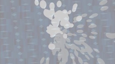 Benzersiz dijital animasyon tarzı grafikleri olan yaratıcı ortam tasarımı için yenilikçi hareket dokusu