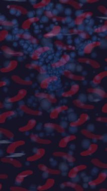 Profesyonel video projeleri sanat tarzı için organik hareketli arkaplan tasarımı