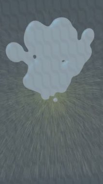 Benzersiz dijital animasyon tarzı grafikleri olan yaratıcı ortam tasarımı için yenilikçi hareket dokusu