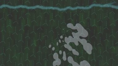 Modern medya üretimi için fütüristik dijital soyut doku sinematik tarz hareketli grafik ögesi