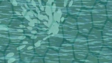 Benzersiz dijital animasyon tarzı grafikleri olan yaratıcı ortam tasarımı için yenilikçi hareket dokusu