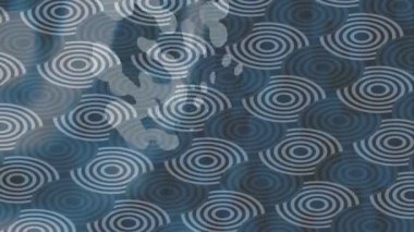 Benzersiz dijital animasyon tarzı grafikleri olan yaratıcı ortam tasarımı için yenilikçi hareket dokusu