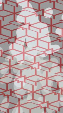 Benzersiz hareket grafikleri tasarım sanatına sahip yaratıcı film üretimi için özet bir arkaplan