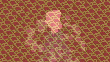 Organik desenli yüzey giriş stili video film sanatı ile soyut arkaplan tasarımı