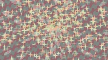 Benzersiz dijital animasyon tarzı grafikleri olan yaratıcı ortam tasarımı için yenilikçi hareket dokusu