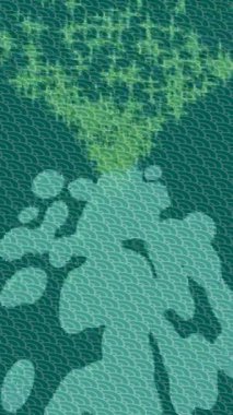 Benzersiz dijital animasyon tarzı grafikleri olan yaratıcı ortam tasarımı için yenilikçi hareket dokusu