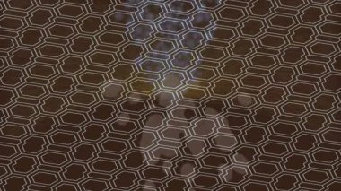 Lüks hareket projeleri için soyut tasarım stili animasyonu olan üst düzey dijital doku