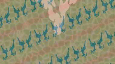 Benzersiz hareket grafikleri tasarım sanatına sahip yaratıcı film üretimi için özet bir arkaplan