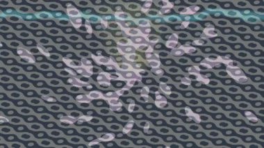 Benzersiz video giriş tasarımı projeleri için detaylı yüzey kalıbı film animasyon stili grafik girişi