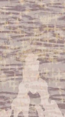 Benzersiz dijital animasyon tarzı grafikleri olan yaratıcı ortam tasarımı için yenilikçi hareket dokusu