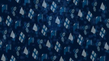 Modern medya üretimi için fütüristik dijital soyut doku sinematik tarz hareketli grafik ögesi