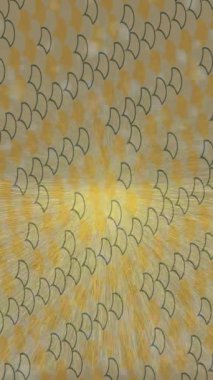 Soyut hareket desenli fütüristik video üretimi için dinamik dijital arkaplan