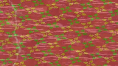 Organik desenli yüzey giriş stili video film sanatı ile soyut arkaplan tasarımı