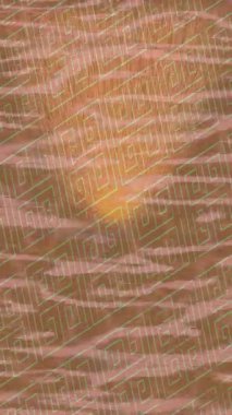 Lüks hareket projeleri için soyut tasarım stili animasyonu olan üst düzey dijital doku