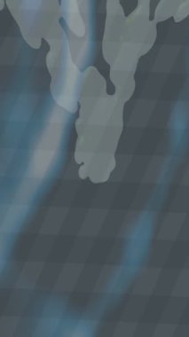 Benzersiz dijital animasyon tarzı grafikleri olan yaratıcı ortam tasarımı için yenilikçi hareket dokusu