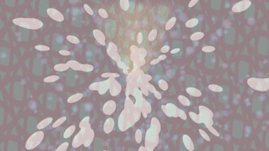 Dijital doku yüzey tasarım biçimi ile modern video animasyonu için gelişmiş hareket grafikleri