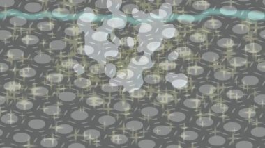 Soyut hareket desenli fütüristik video üretimi için dinamik dijital arkaplan