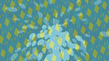 Lüks hareket projeleri için soyut tasarım stili animasyonu olan üst düzey dijital doku